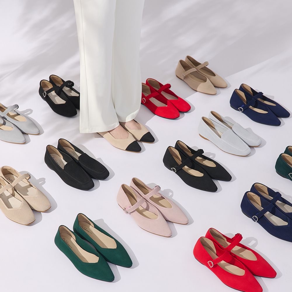 這雙大家都包色買？！D+AF瑪莉珍天花板來了！最新「零感雲織鞋」根本娃娃鞋黑科技！-4