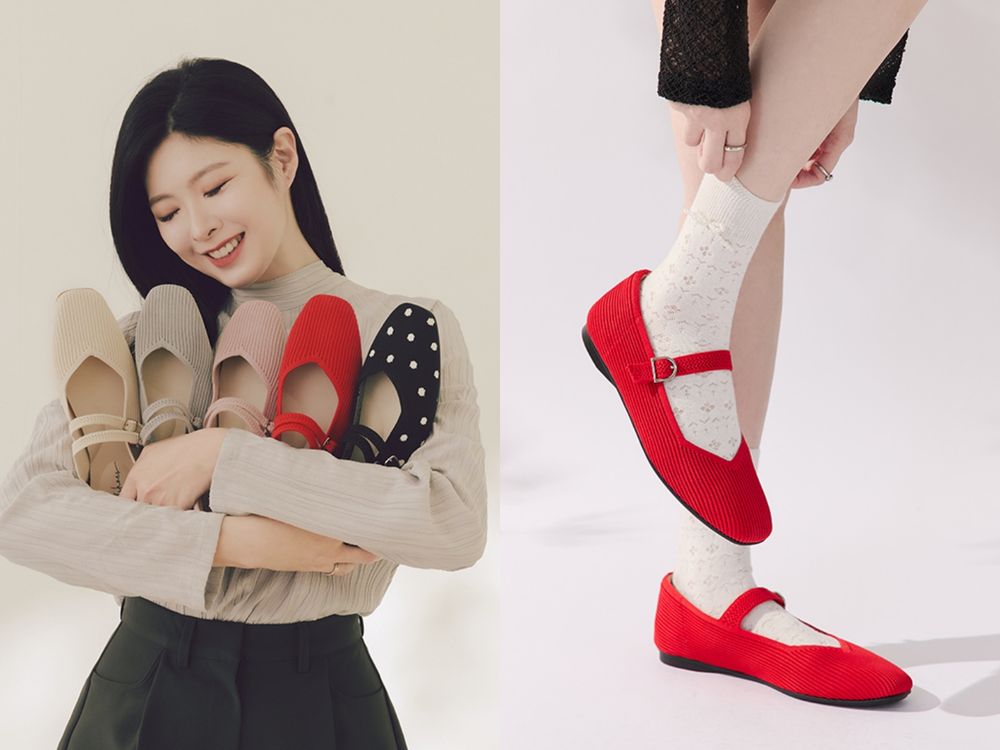 這雙大家都包色買？！D+AF瑪莉珍天花板來了！最新「零感雲織鞋」根本娃娃鞋黑科技！-3