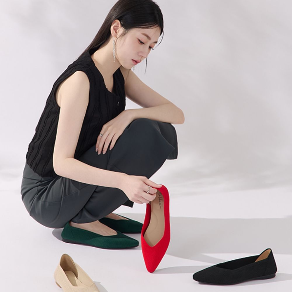 這雙大家都包色買？！D+AF瑪莉珍天花板來了！最新「零感雲織鞋」根本娃娃鞋黑科技！-5