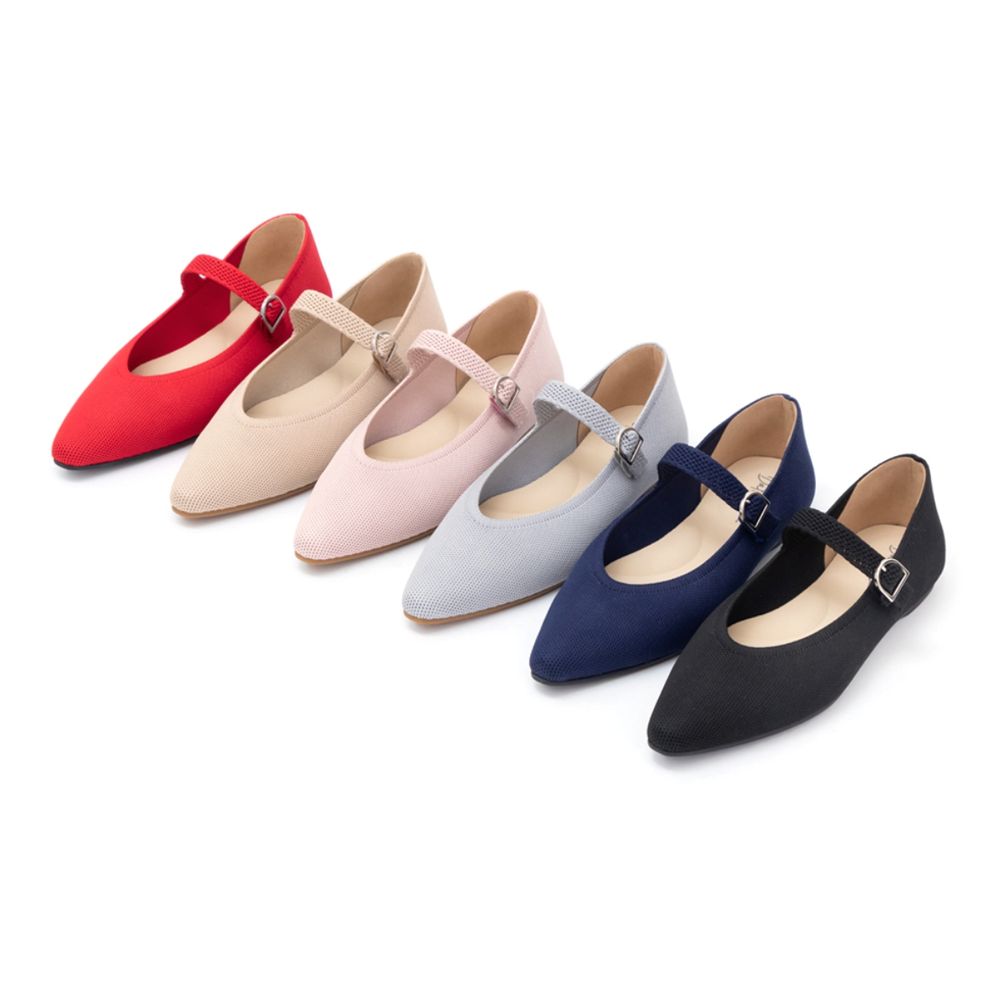 這雙大家都包色買？！D+AF瑪莉珍天花板來了！最新「零感雲織鞋」根本娃娃鞋黑科技！-6