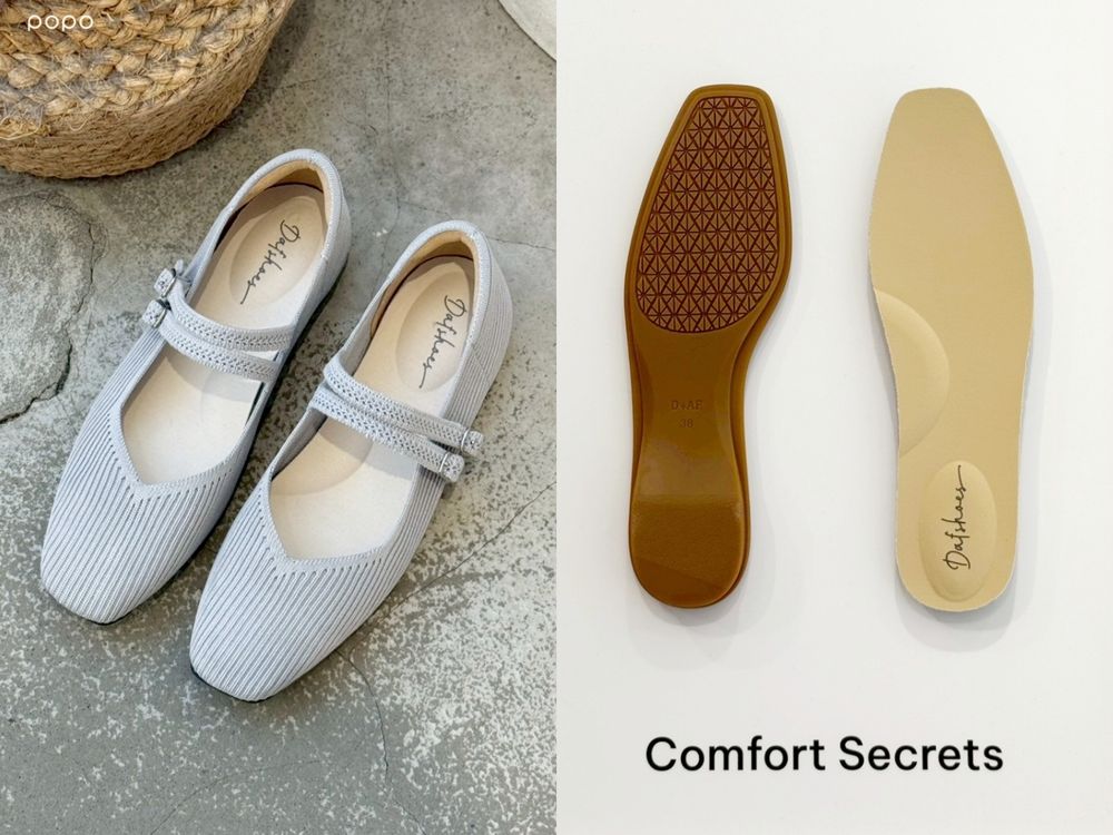 這雙大家都包色買？！D+AF瑪莉珍天花板來了！最新「零感雲織鞋」根本娃娃鞋黑科技！-15