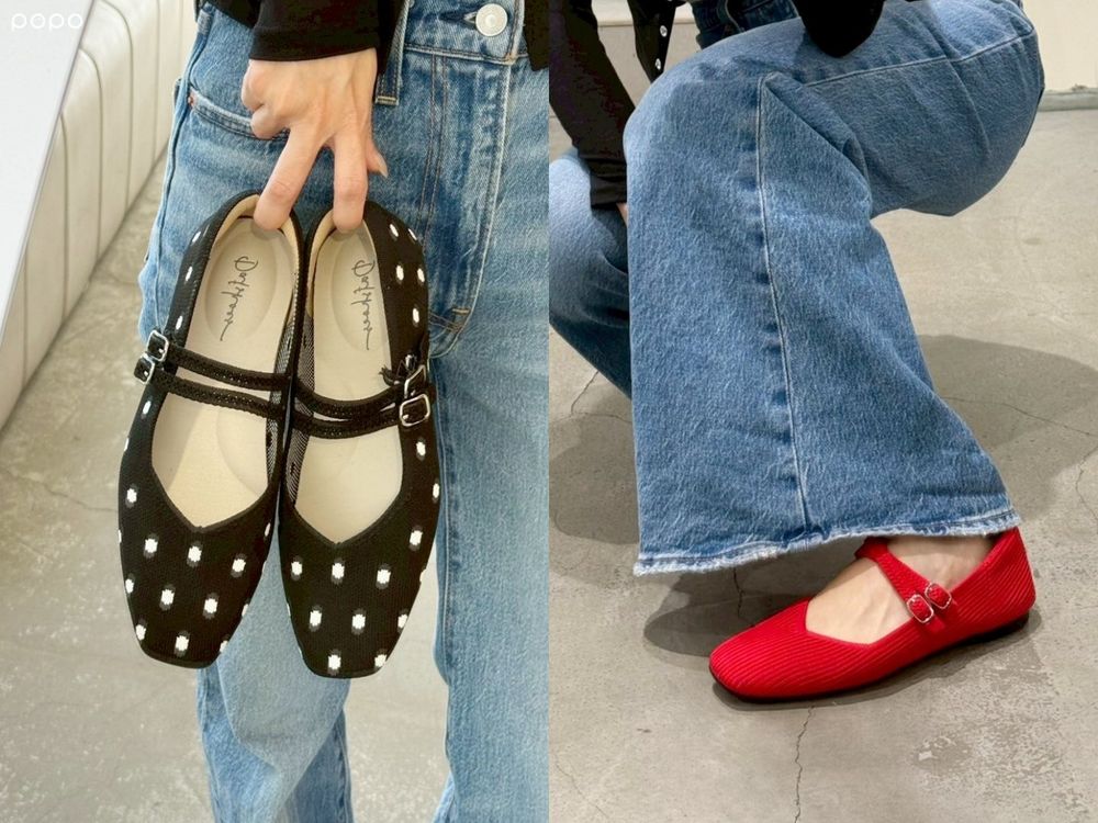 這雙大家都包色買？！D+AF瑪莉珍天花板來了！最新「零感雲織鞋」根本娃娃鞋黑科技！-14