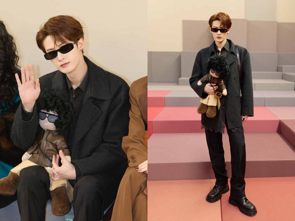 FENDI大秀亮點看不完！方燦「透膚蕾絲」胸肌腹肌一次送上、Yuna首戰美到全場尖叫！-5