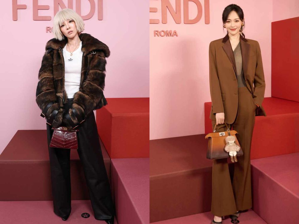 FENDI大秀亮點看不完！方燦「透膚蕾絲」胸肌腹肌一次送上、Yuna首戰美到全場尖叫！-8