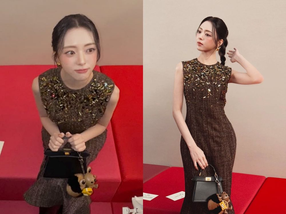 FENDI大秀亮點看不完！方燦「透膚蕾絲」胸肌腹肌一次送上、Yuna首戰美到全場尖叫！-21