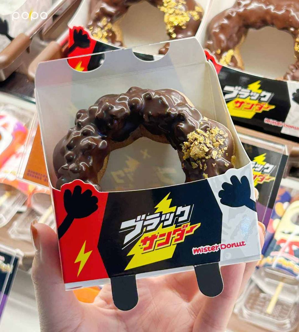 Mister Donut跟雷神巧克力聯名了！日妞超愛「黑雷神巧克力波堤、白雷神歐菲香」台灣就吃得到！-3