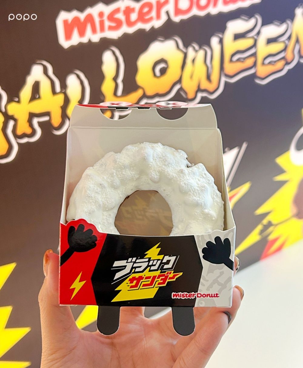 Mister Donut跟雷神巧克力聯名了！日妞超愛「黑雷神巧克力波堤、白雷神歐菲香」台灣就吃得到！-12