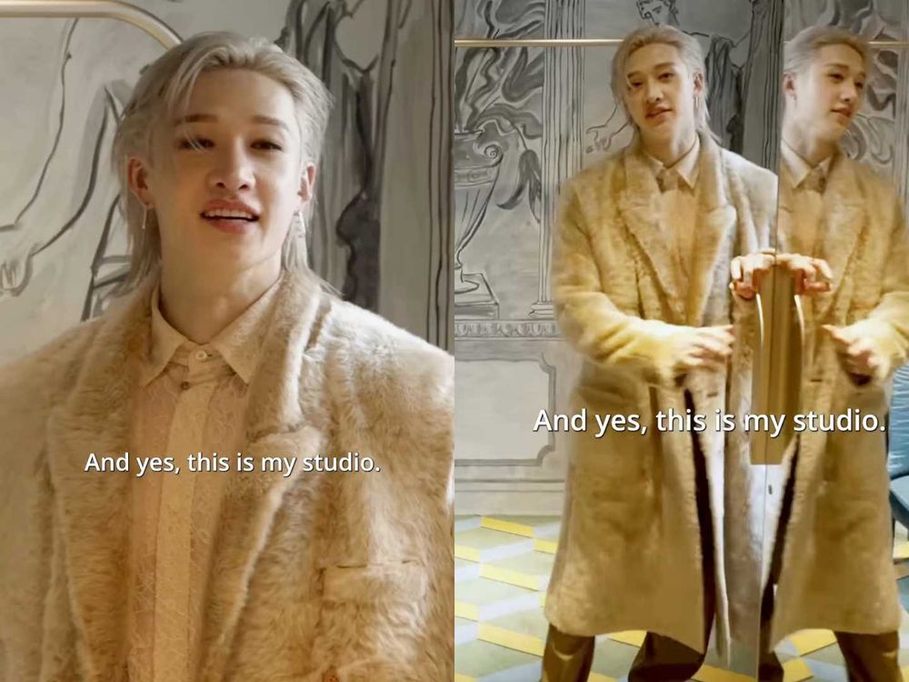 STAY們謝謝FENDI！方燦大秀連穿兩套「蕾絲中空裝」腹肌若隱若現太辣、鼻血都要流下！-5