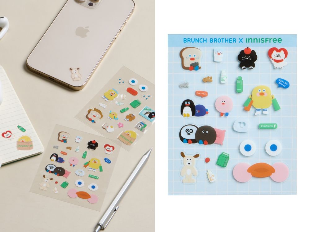INNISFREE週年慶可愛出爐！韓國人氣「早午餐兄弟」聯名滿額贈收到會瘋掉，還有滿2200現折200優惠！-10