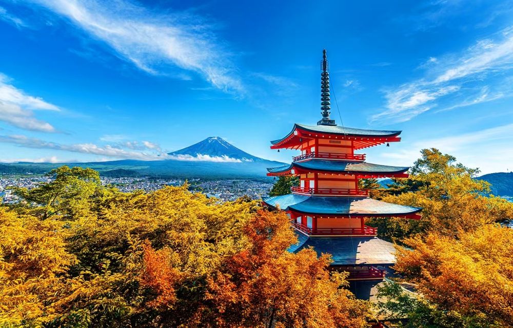 2025日本賞楓7大景點推薦！「新倉山淺間神社」富士山+紅葉美翻天、奈良公園邊玩鹿邊看楓葉太療癒！-2