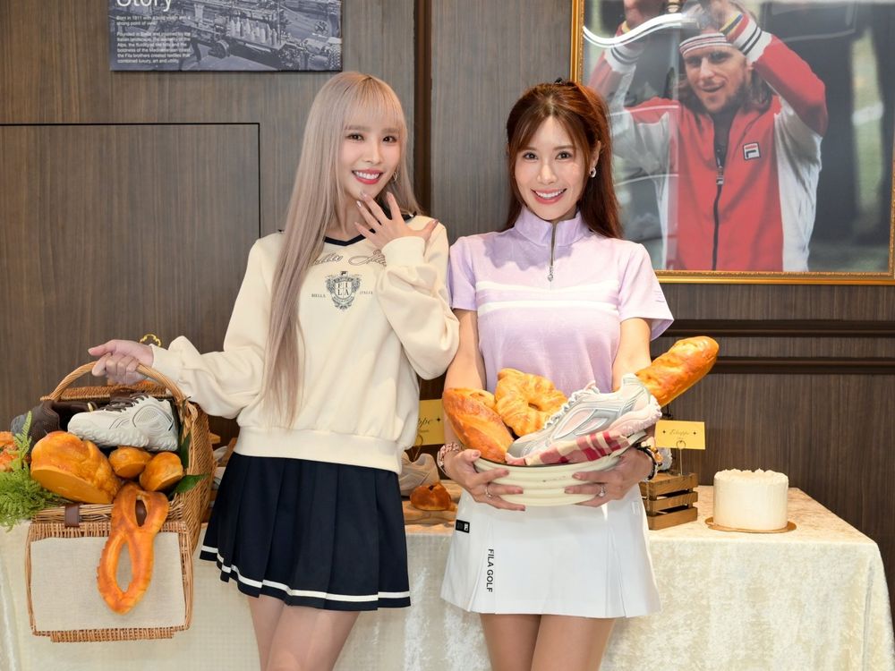 FILA韓國爆款球鞋來了！韓韶禧私下最愛「芭蕾球鞋、運動外套」台灣都買得到了！-7