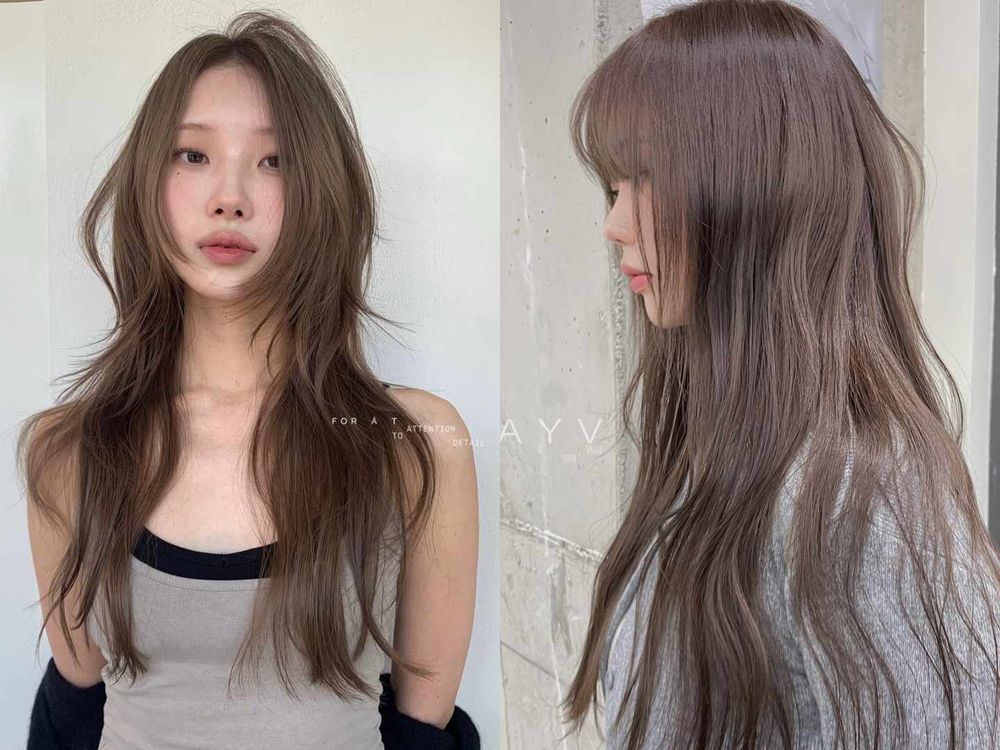 2025早秋韓系髮色推薦！韓妞最愛「顯白染髮色清單」從Karina玫瑰粉茶到溫柔奶棕，染完秋季氛圍感直接拉滿！-11