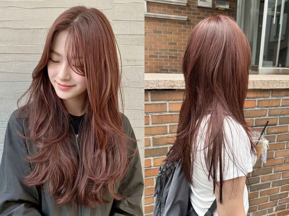 2025早秋韓系髮色推薦！韓妞最愛「顯白染髮色清單」從Karina玫瑰粉茶到溫柔奶棕，染完秋季氛圍感直接拉滿！-14