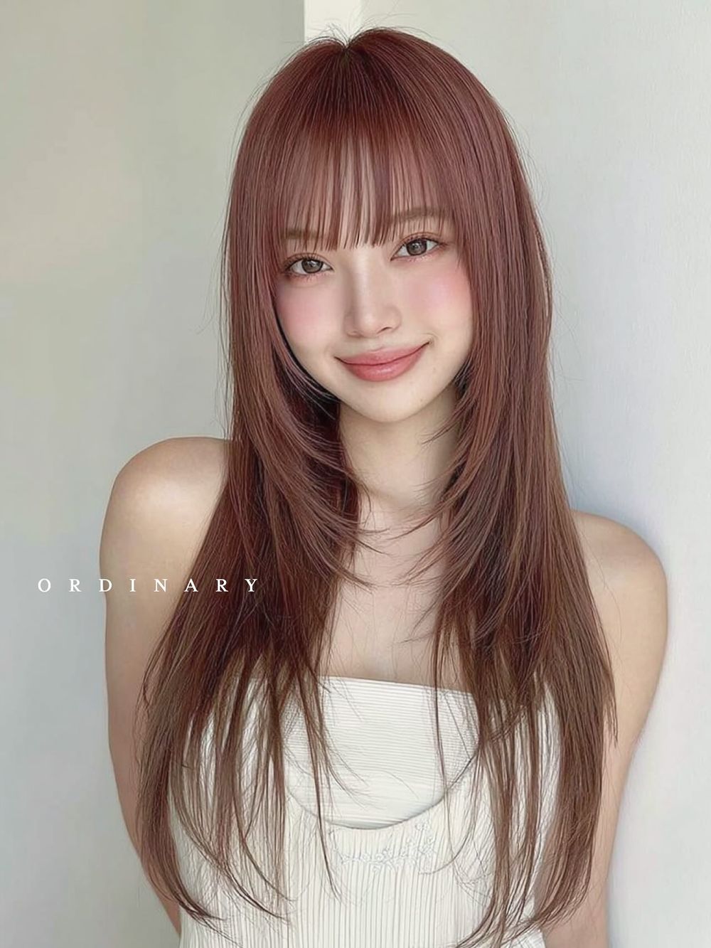 2025早秋韓系髮色推薦！韓妞最愛「顯白染髮色清單」從Karina玫瑰粉茶到溫柔奶棕，染完秋季氛圍感直接拉滿！-17