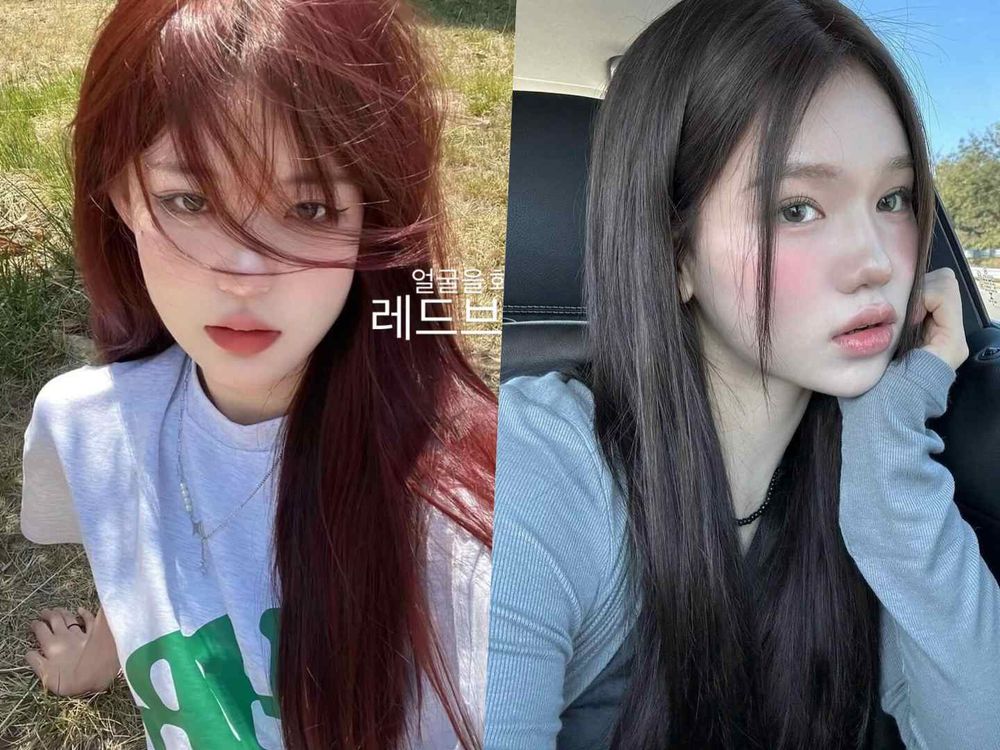 2025早秋韓系髮色推薦！韓妞最愛「顯白染髮色清單」從Karina玫瑰粉茶到溫柔奶棕，染完秋季氛圍感直接拉滿！-23