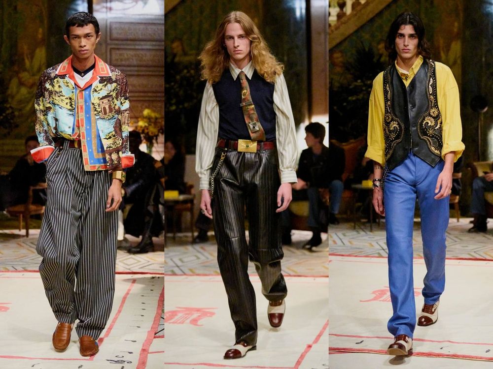 Versace帥痞之神來了！SKZ鉉辰「後梳油頭」魅惑感擋不住！怪物新人團ADP也現身秀場！-7