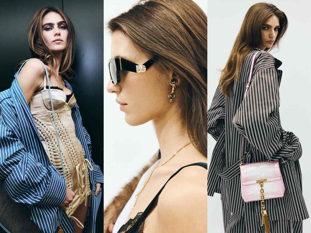 Dolce&Gabbana豪門姊弟合體！文佳煐豹紋＋蕾絲辣翻全網、NCT道英暗夜貴公子降臨大秀！-13