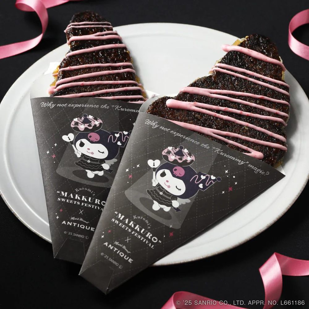 粉絲暴動！日本開賣酷洛米聯名「黑貓巧克力吐司&布朗尼」Q到捨不得吃、還有黑貓酷洛米玩偶要買！-11