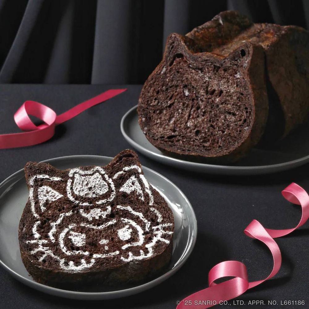 粉絲暴動！日本開賣酷洛米聯名「黑貓巧克力吐司&布朗尼」Q到捨不得吃、還有黑貓酷洛米玩偶要買！-9