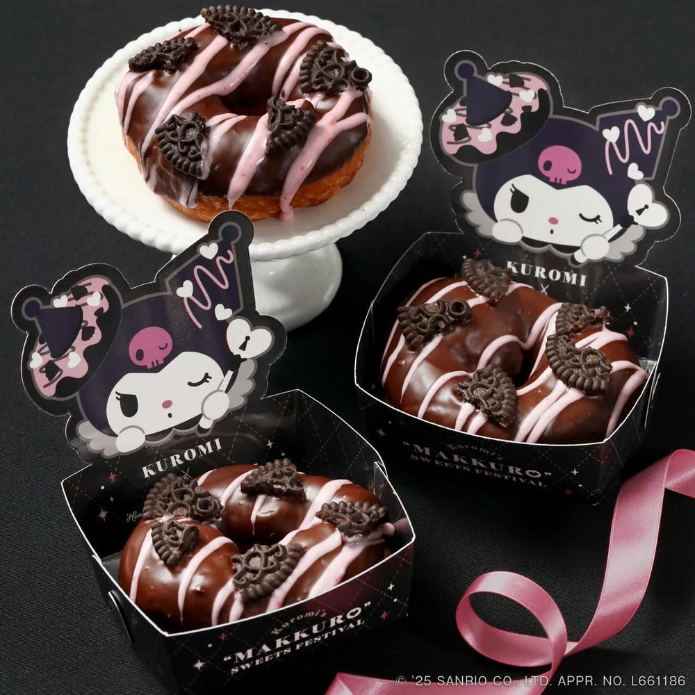 粉絲暴動！日本開賣酷洛米聯名「黑貓巧克力吐司&布朗尼」Q到捨不得吃、還有黑貓酷洛米玩偶要買！-14