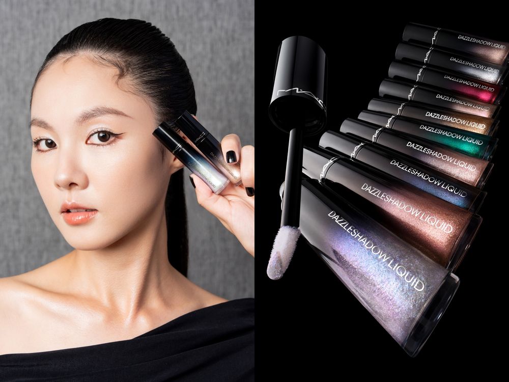 2025秋冬「星空眼影」大勢！MAC全新鑽光星⾠眼影液＋單色眼影新升級，星鑽質地閃到睜不開眼、一抹打造璀璨眼妝！-4