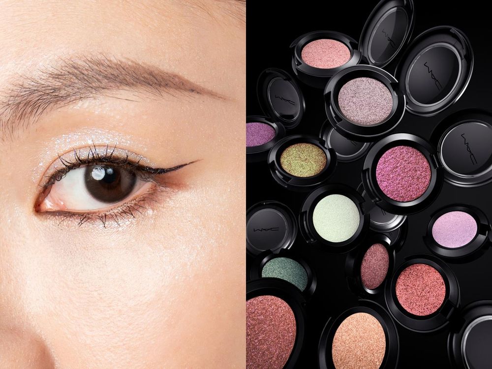 2025秋冬「星空眼影」大勢！MAC全新鑽光星⾠眼影液＋單色眼影新升級，星鑽質地閃到睜不開眼、一抹打造璀璨眼妝！-3