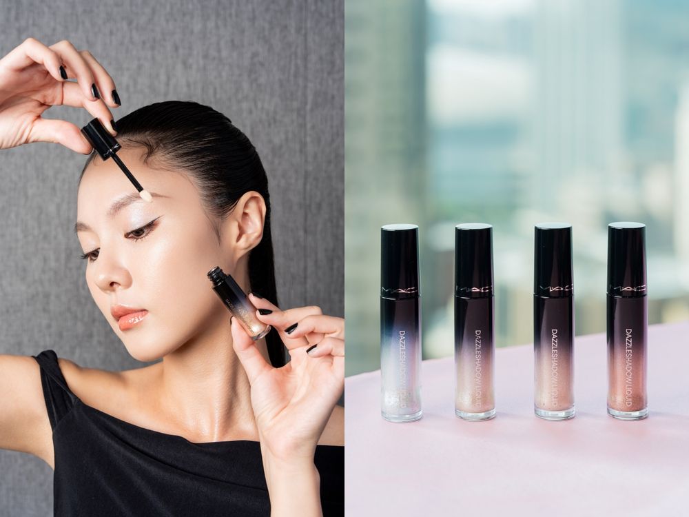 2025秋冬「星空眼影」大勢！MAC全新鑽光星⾠眼影液＋單色眼影新升級，星鑽質地閃到睜不開眼、一抹打造璀璨眼妝！-6