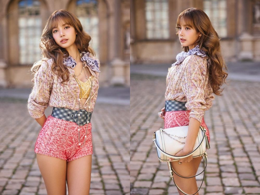 芭比Lisa來了！LV巴黎大秀「九頭身逆天長腿」再現！秀場還和Felix自拍太可愛！-4