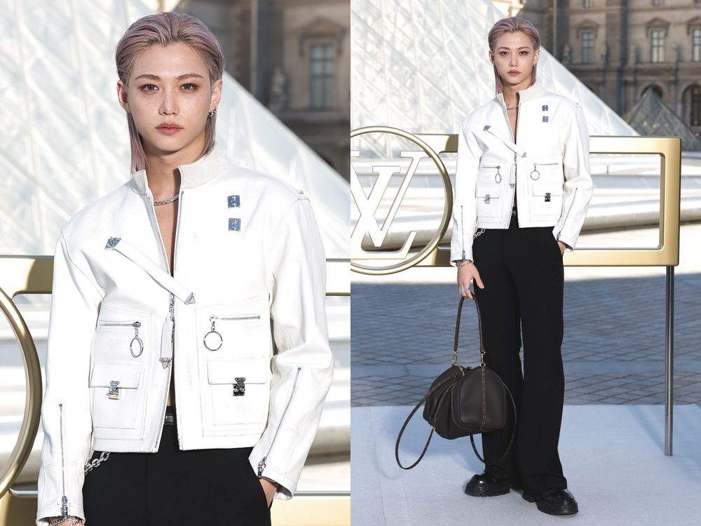 芭比Lisa來了！LV巴黎大秀「九頭身逆天長腿」再現！秀場還和Felix自拍太可愛！-8