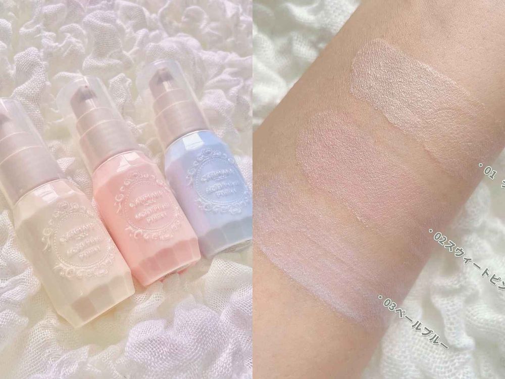 台灣女生也被收服！日系開架美妝推薦，KATE怪獸水光唇膏、Za去黃美白飾底乳，CANMAKE「透明肌濾鏡」台灣也有賣！-5