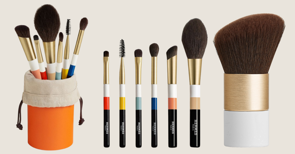 化妝刷界的奢華精品！Hermès愛馬仕「Les Voyageurs限量版攜帶刷具組」兼顧精緻與實用，外出攜帶超方便！-1