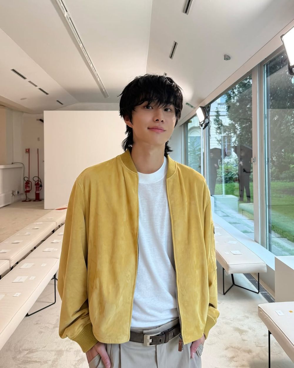 帥哥集體出沒！2026米蘭時裝週17位男神回顧！SKZ攻佔各大奢牌，S.COUPS直接上台走秀！-19