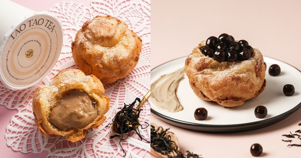 奶茶控瘋掉！beard papa's×先喝道聯名「厚奶茶泡芙」爆漿口感療癒炸、還有限定珍奶口味要吃！-7