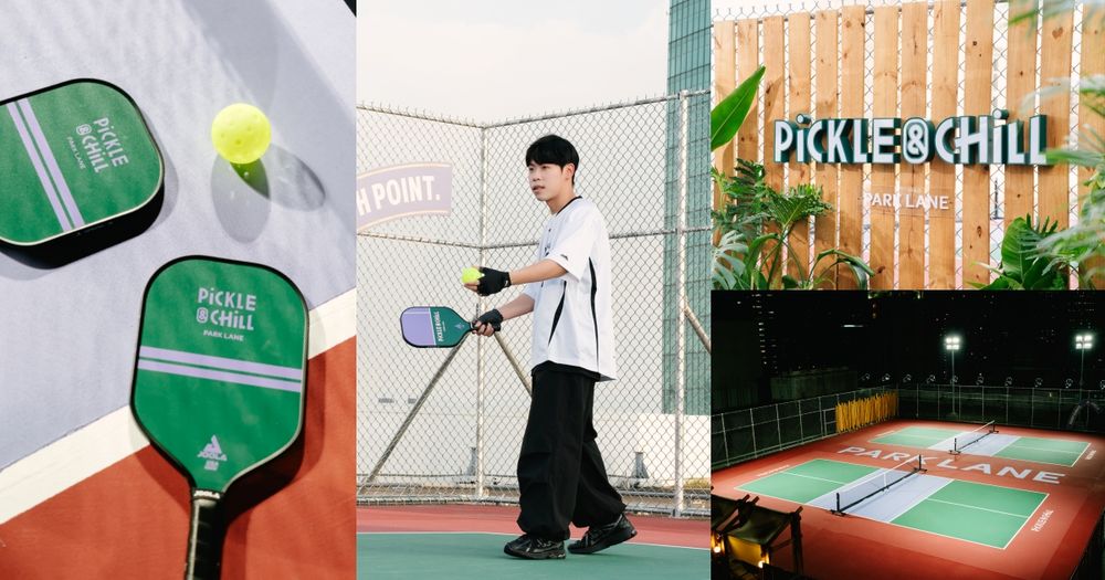 台中也有高空匹克球場了！「PiCKLE & CHiLL」綠意植栽+天際線景觀美爆、打球後還能小酌太療癒！-1