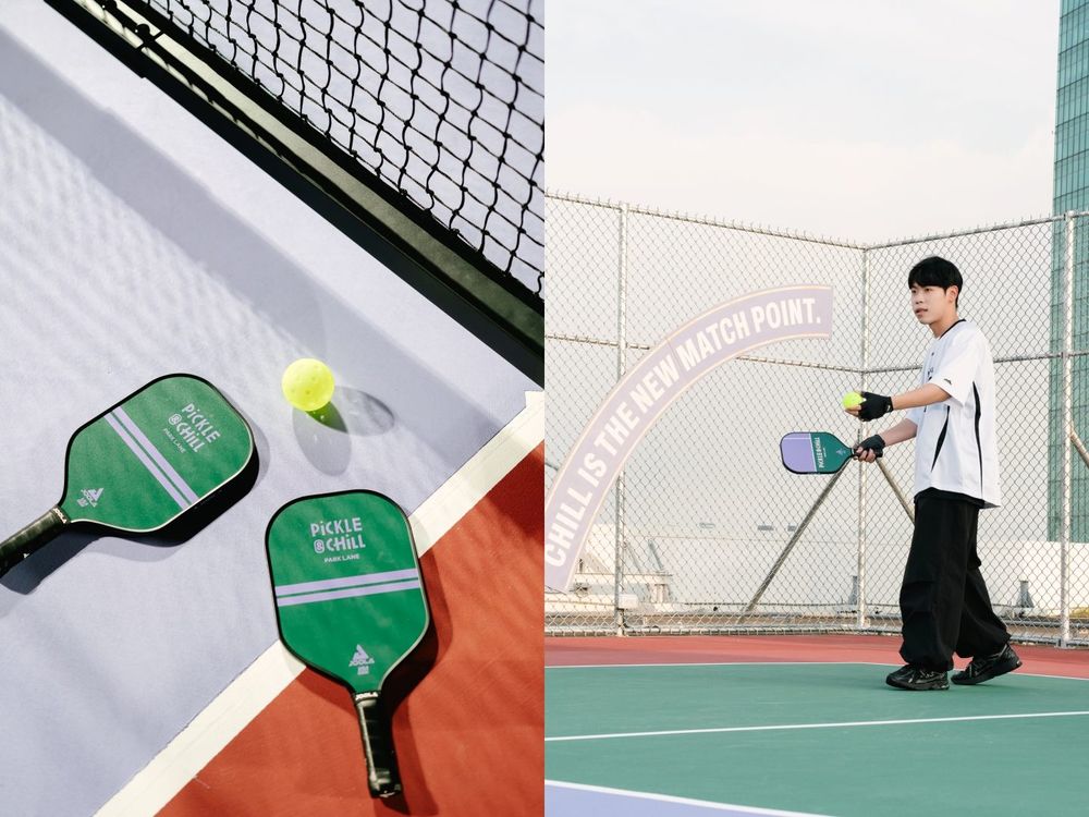 台中也有高空匹克球場了！「PiCKLE & CHiLL」綠意植栽+天際線景觀美爆、打球後還能小酌太療癒！-7
