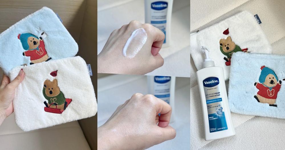 凡士林攜手DINOTAENG打造「冬日療癒限定組」！乾敏肌命定舒敏大白瓶、修護大黃瓶，買額送超可愛限量呆萌町周邊！-1