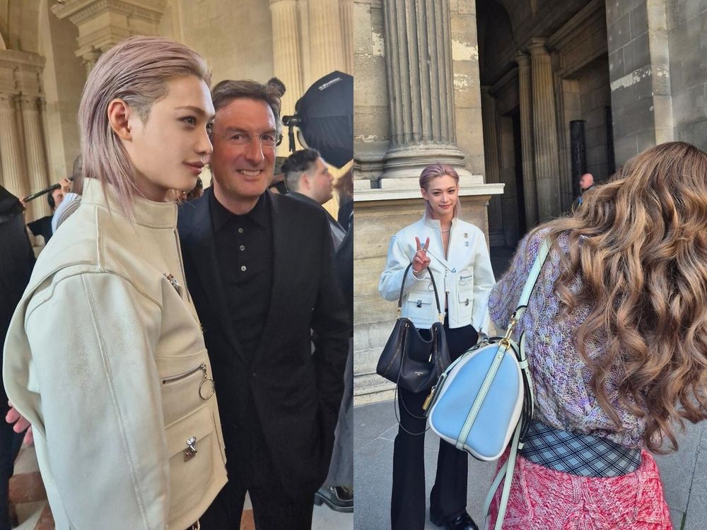 LV大秀Felix穿搭來了！後梳金髮+白夾克根本「白馬王子」降臨、外套裡面竟然沒穿？！-3