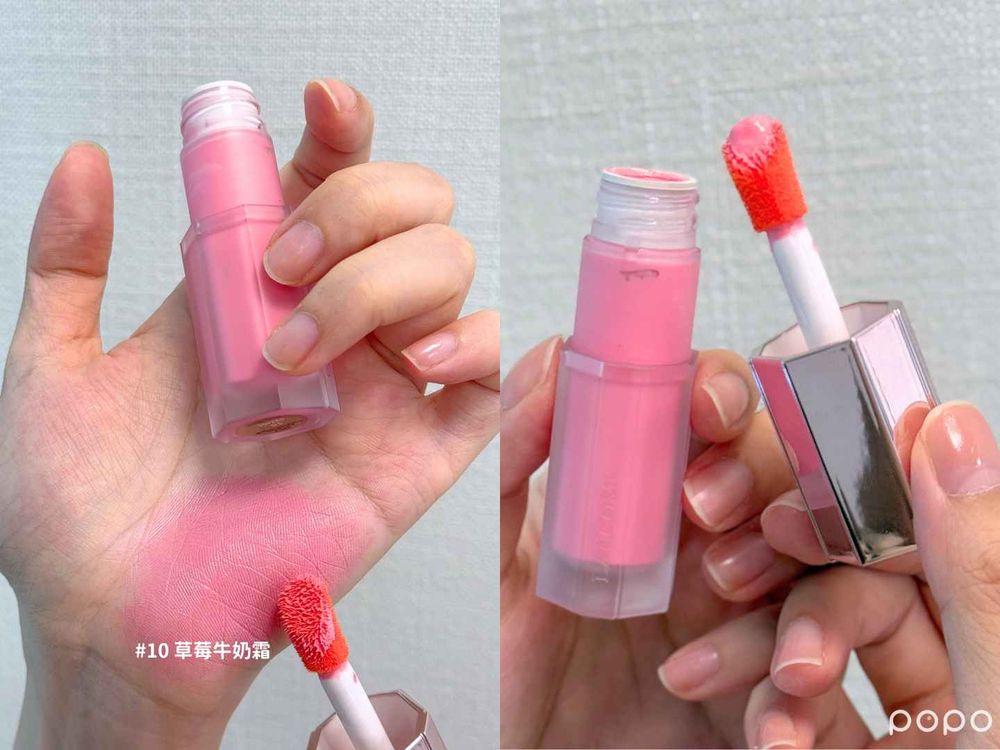 蘭蔻爆紅「奶霜腮紅露」登台！保養系少女粉頰神器「三重維他命精華＋油包水科技」，奶霜質地、一抹自帶高級柔霧感！-13