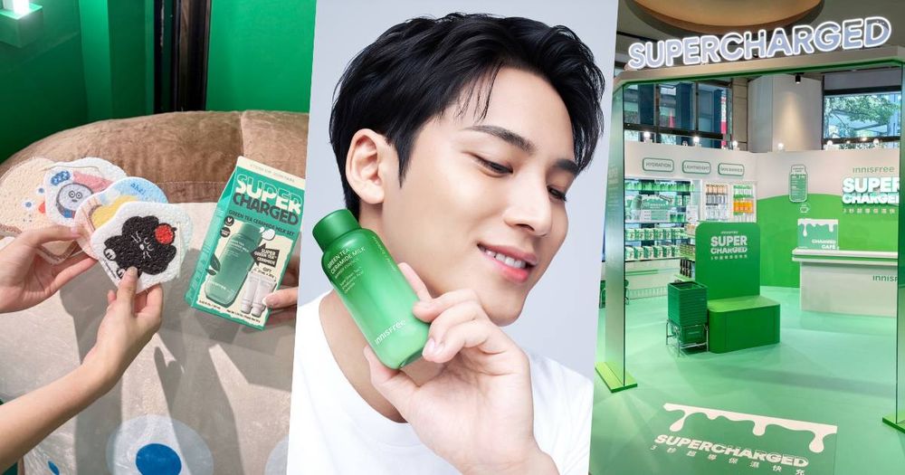 珉奎愛用綠茶牛奶水開賣！INNISFREE「保濕快充超商」快閃新光A11，完成任務免費拍貼、早午餐兄弟聯名小禮太可愛！-1