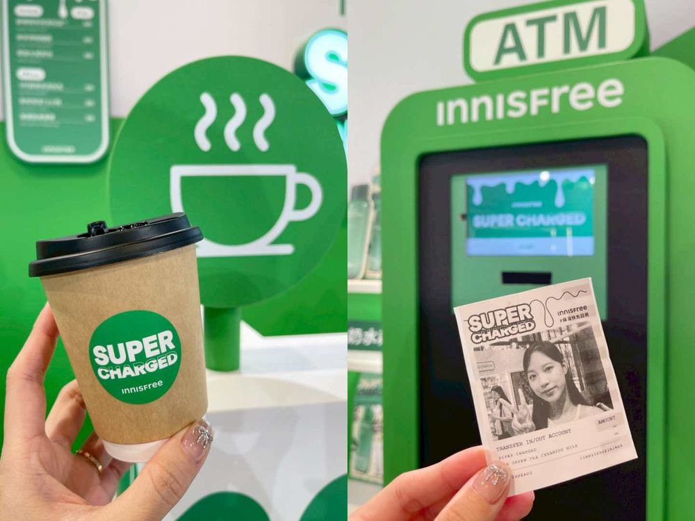 珉奎愛用綠茶牛奶水開賣！INNISFREE「保濕快充超商」快閃新光A11，完成任務免費拍貼、早午餐兄弟聯名小禮太可愛！-5