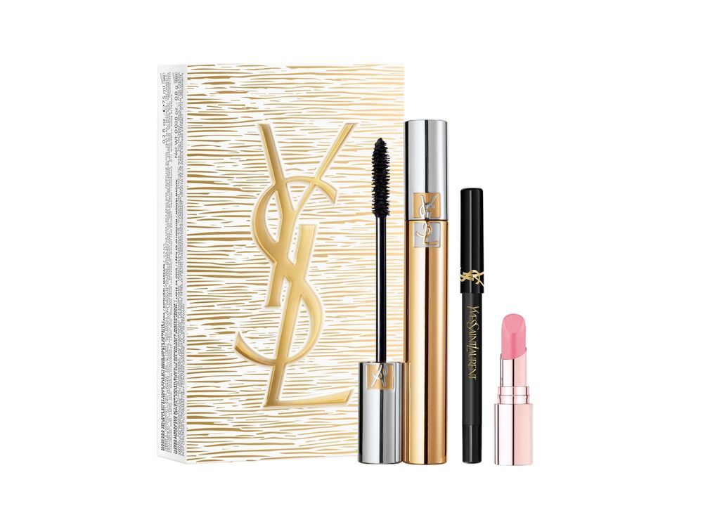 2025最想收藏聖誕彩妝！YSL限量奢金流星系列「嫩唇凍、四色眼影、情挑誘光」換上華麗流金外殼，粉皮革頰彩盤首次登場！-9