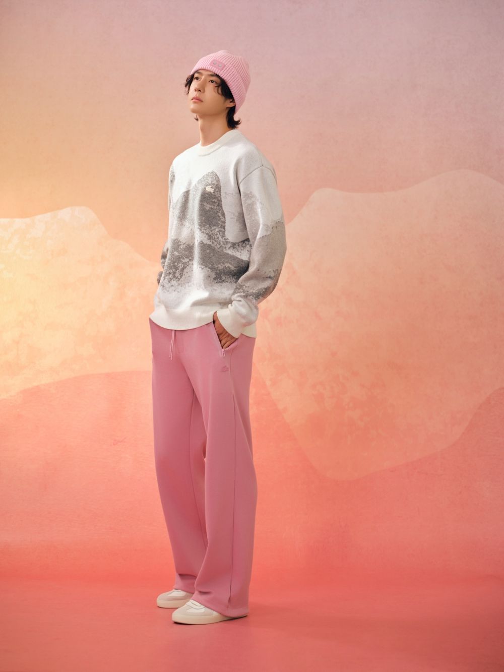 男神穿粉色也太好看！LACOSTE全球代言人「王一博」首個聯名系列來了！-17