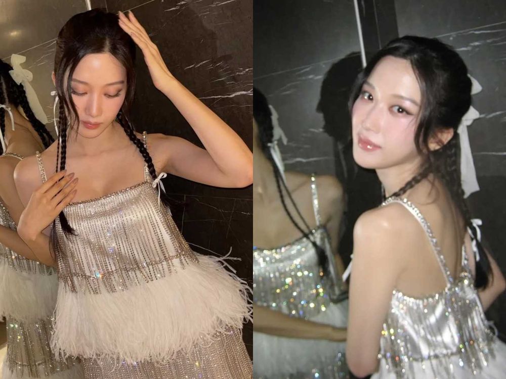 文佳煐米蘭時裝週妝容大公開！DG彩妝同款清單曝光，愛心寶盒大地色眼影、精緻立體光遮瑕、暖甜梨花調香水，必須全款拿下！-12