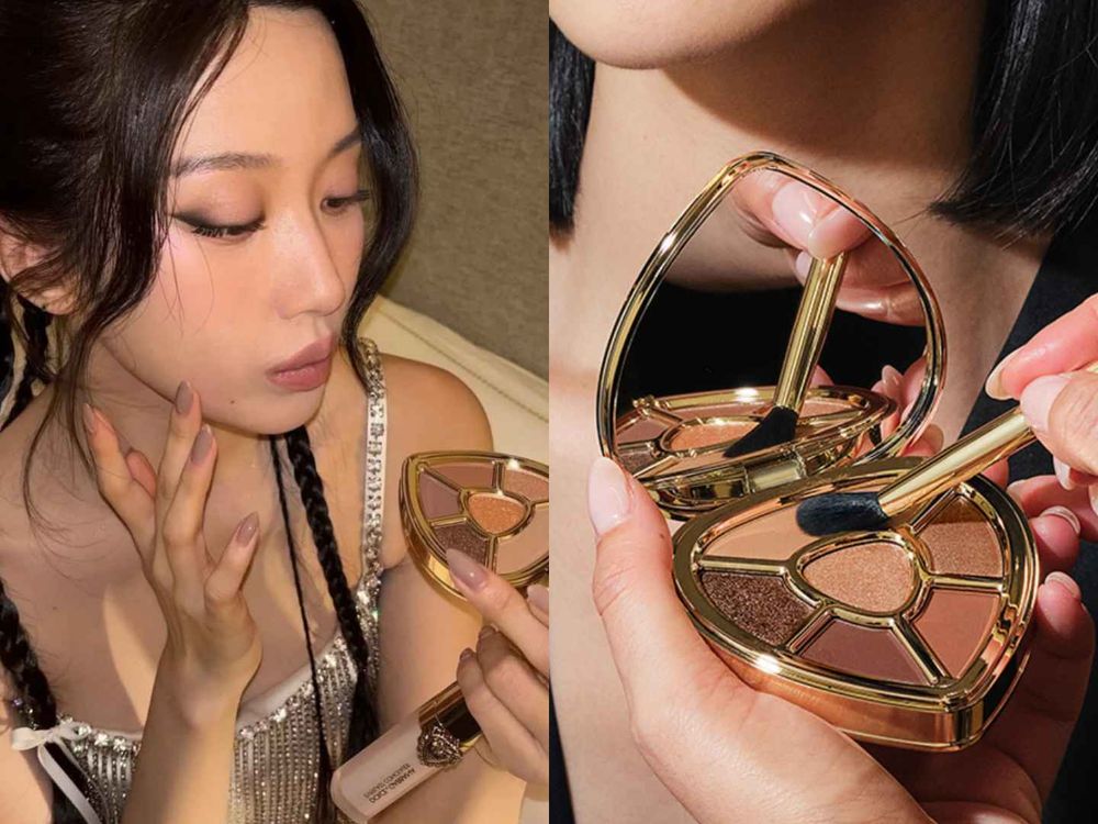 文佳煐米蘭時裝週妝容大公開！DG彩妝同款清單曝光，愛心寶盒大地色眼影、精緻立體光遮瑕、暖甜梨花調香水，必須全款拿下！-16