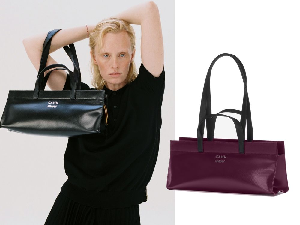 K-Way聯名人氣小眾包包品牌CAHU！小托特包、肩背包根本通勤族救星！-1