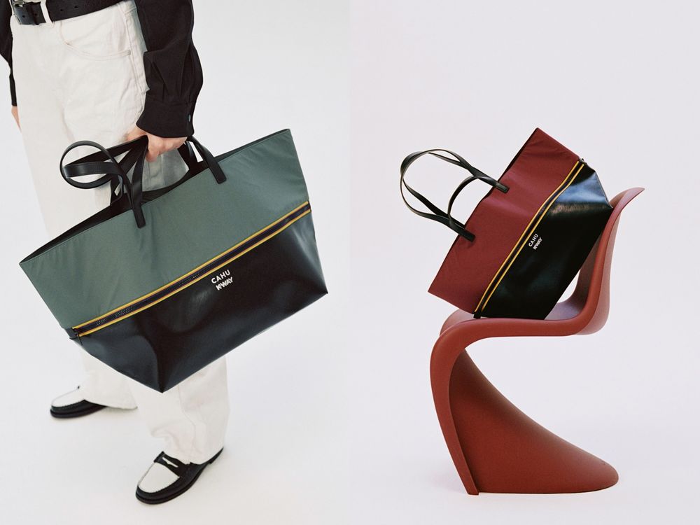 K-Way聯名人氣小眾包包品牌CAHU！小托特包、肩背包根本通勤族救星！-6