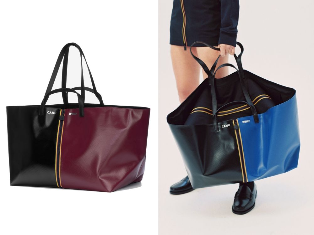 K-Way聯名人氣小眾包包品牌CAHU！小托特包、肩背包根本通勤族救星！-7