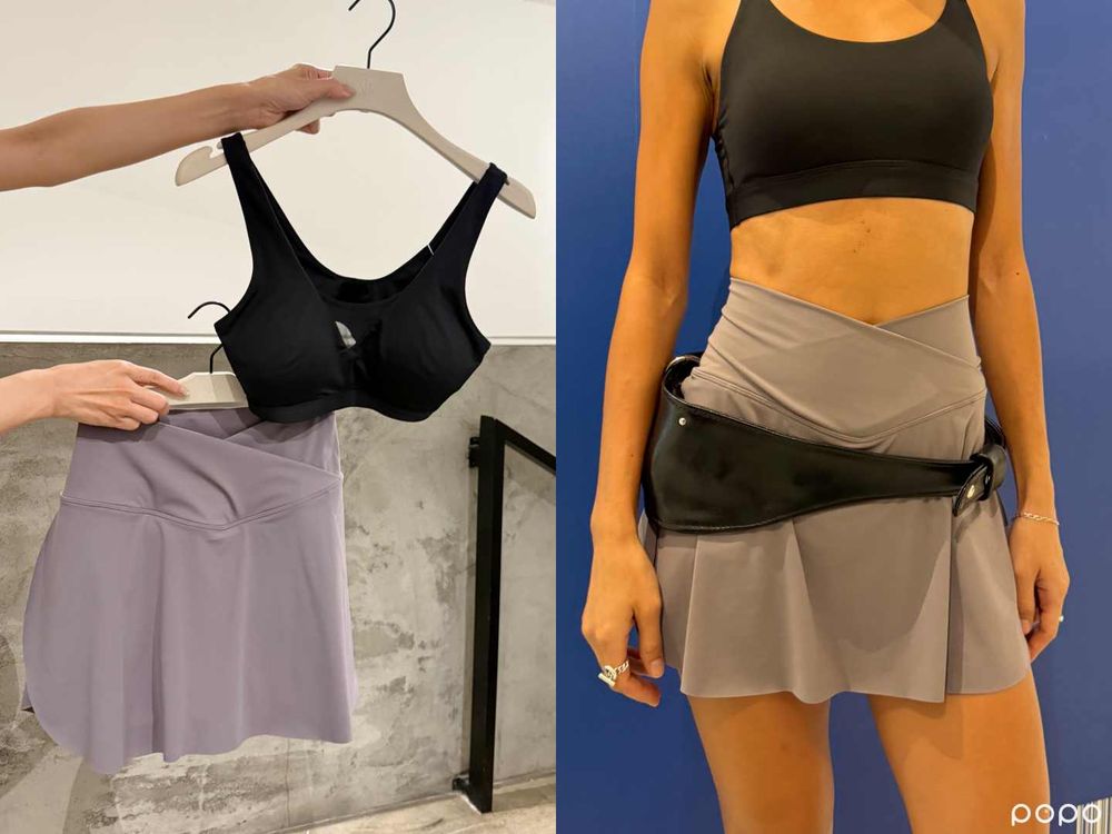 內衣專家來了！黛安芬全新運動背心、瑜珈褲有夠燒！「V型褲裙」女孩們都該有一件！-13