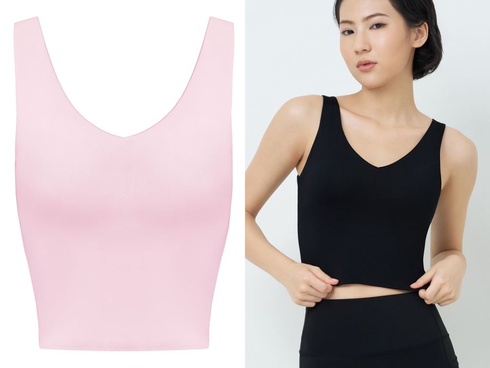 內衣專家來了！黛安芬全新運動背心、瑜珈褲有夠燒！「V型褲裙」女孩們都該有一件！-14