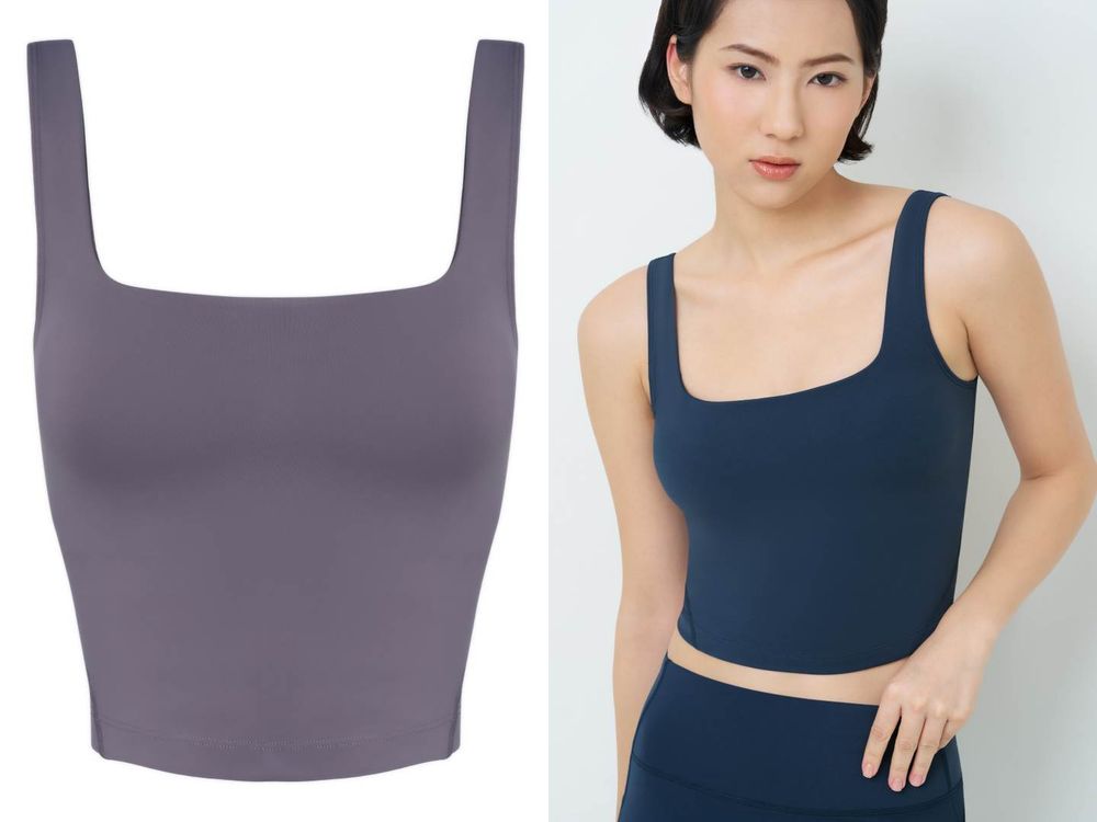 內衣專家來了！黛安芬全新運動背心、瑜珈褲有夠燒！「V型褲裙」女孩們都該有一件！-15